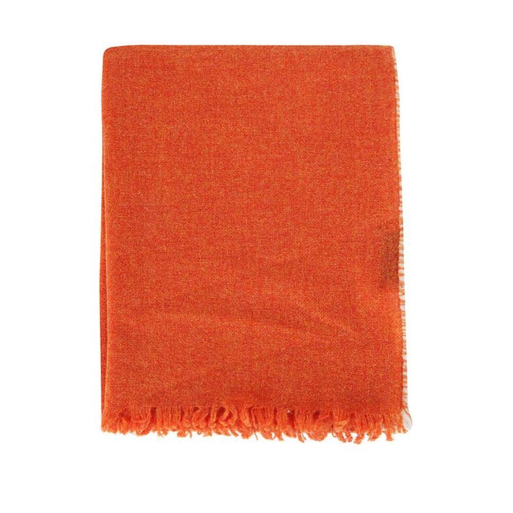 OATS & RICE Woven Fringe Throw Blanket Women YELLOW & ORANGE Scarves & Wraps